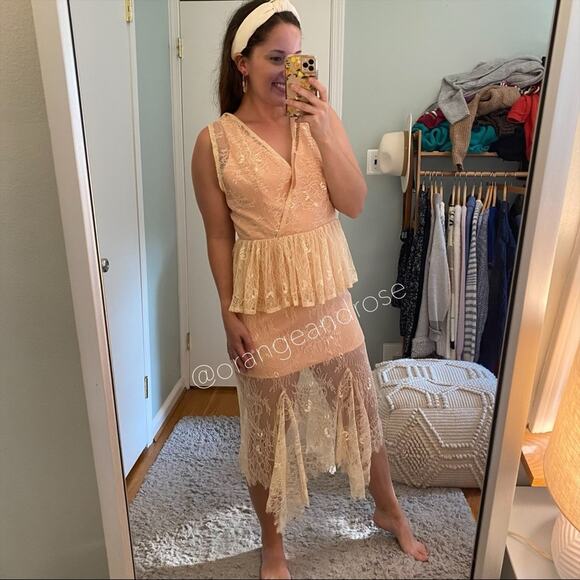 Vone Anthropologie Pink Dress 10 - Picture 15 of 16